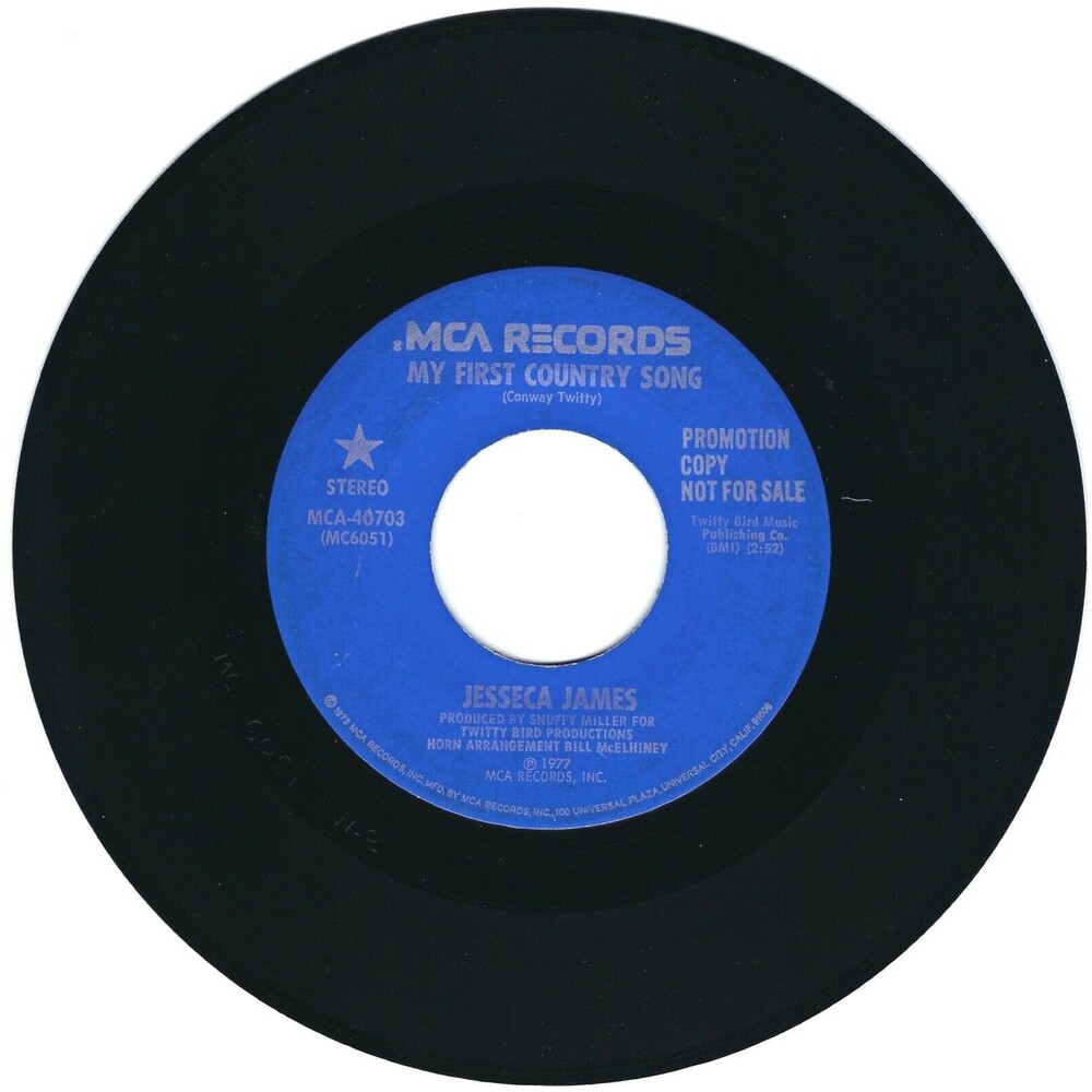Jesseca James Promo 45 My First Country Song on MCA VG Country '77